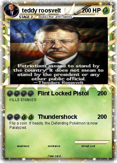 Pokemon teddy roosvelt
