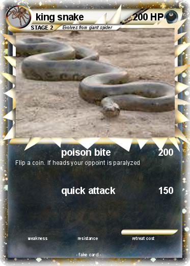 Pokemon king snake