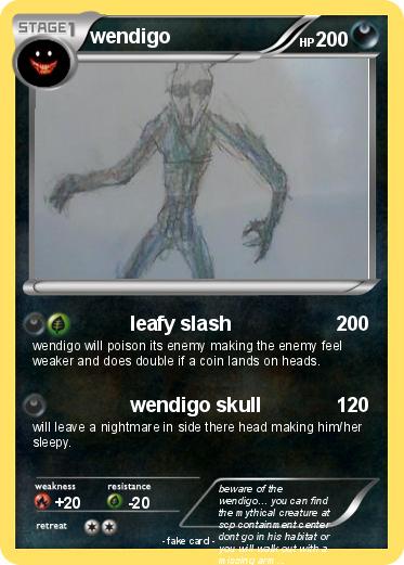 Pokemon wendigo