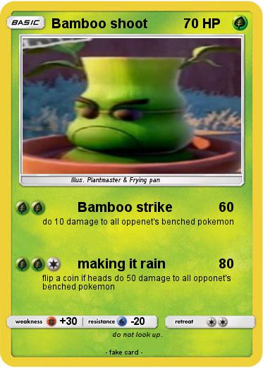 Pokemon Bamboo shoot