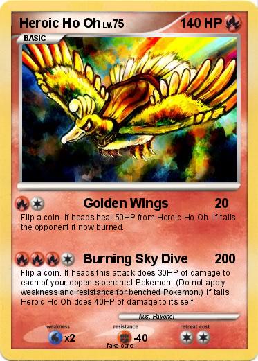 Pokemon Heroic Ho Oh