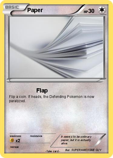 Pokemon Paper
