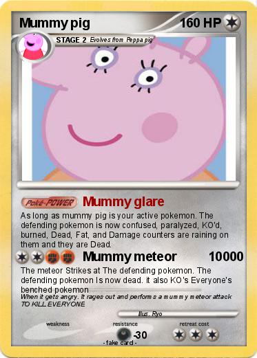 Pokemon Mummy pig