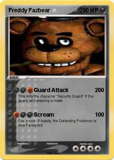 Pokemon Freddy Fazbear