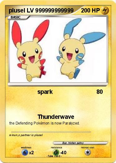 Pokemon plusel LV 999999999999