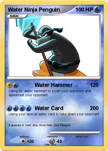 Pokemon Water Ninja Penguin