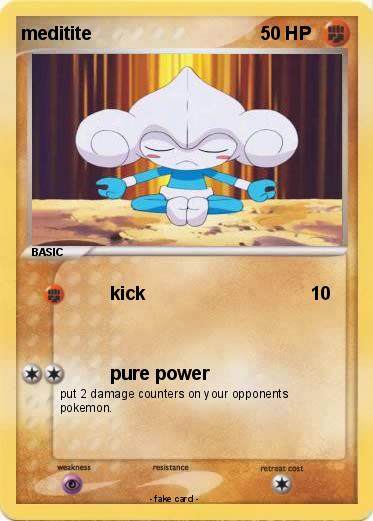 Pokemon meditite