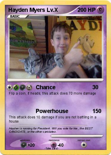 Pokemon Hayden Myers Lv.X