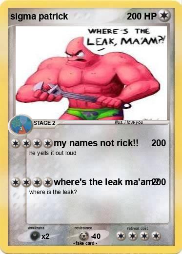 Pokemon sigma patrick