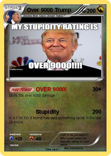 Pokemon Over 9000 Trump