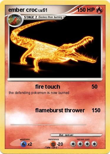 Pokemon ember croc