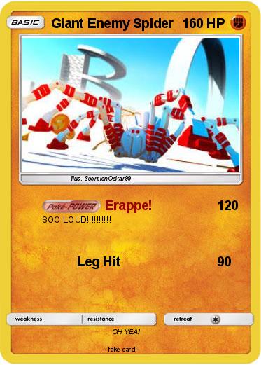 Pokemon Giant Enemy Spider
