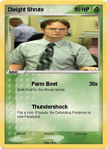 Pokemon Dwight Shrute