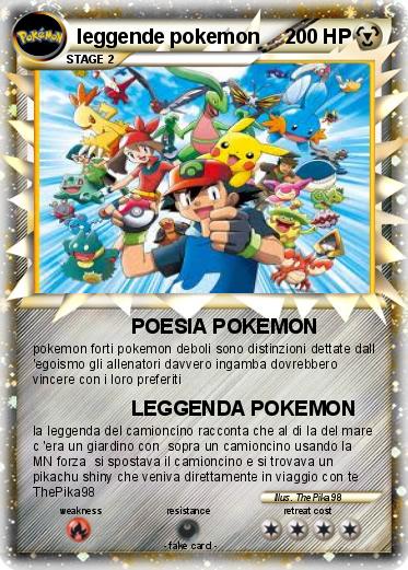 Pokemon leggende pokemon
