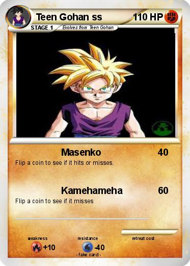 Pokemon Teen Gohan ss