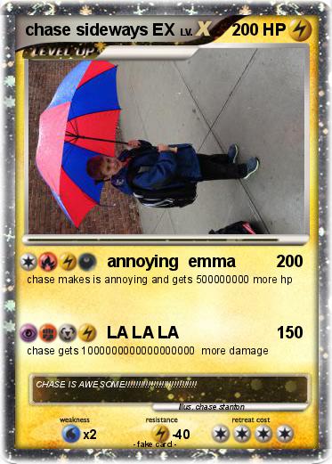 Pokemon chase sideways EX