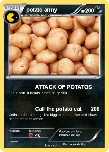 Pokemon potato army