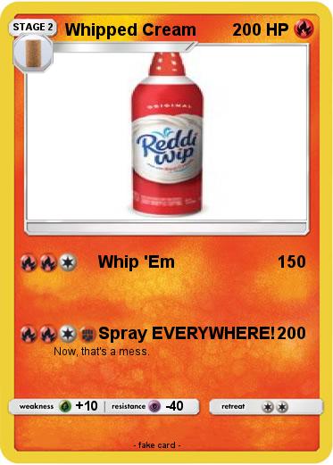 Pokemon Whipped Cream