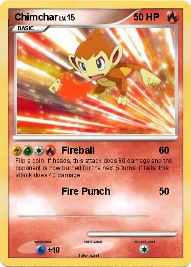 Pokemon Chimchar