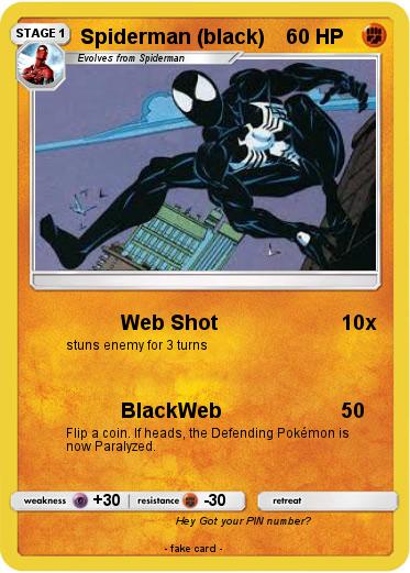 Pokemon Spiderman (black)