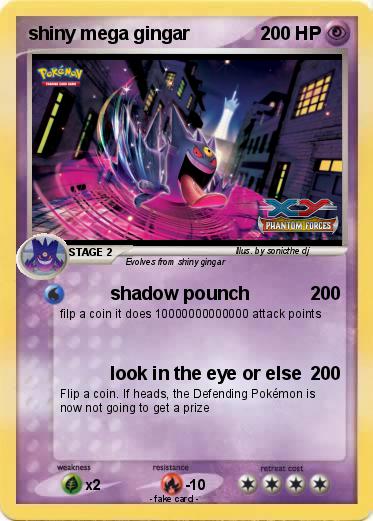 Pokemon shiny mega gingar