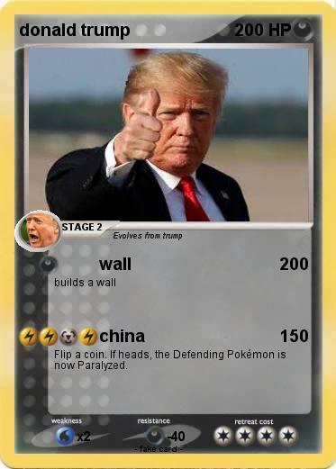 Pokemon donald trump