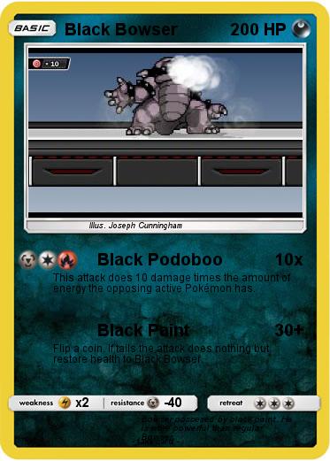 Pokemon Black Bowser