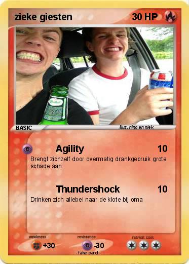 Pokemon zieke giesten