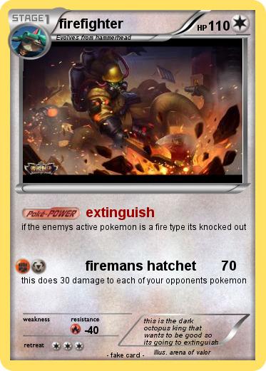 Pokemon firefighter