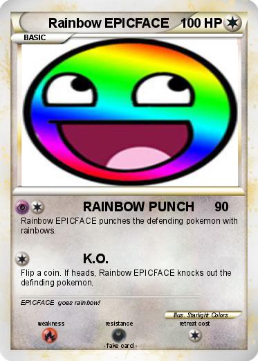 Pokemon Rainbow EPICFACE