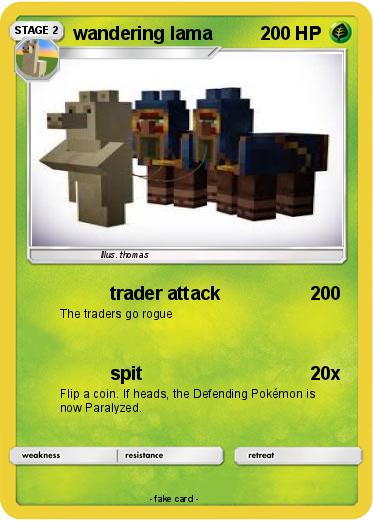 Pokemon wandering lama