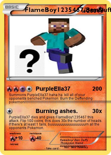 Pokemon FlameBoy1235467/BenDuffyThompson