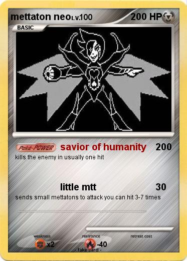 Pokemon mettaton neo