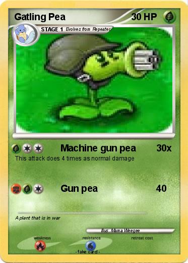 Pokemon Gatling Pea