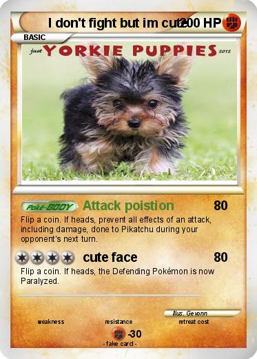 Pokemon I don't fight but im cute