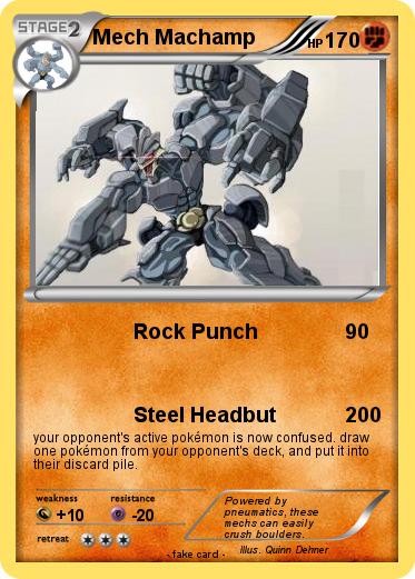 Pokemon Mech Machamp