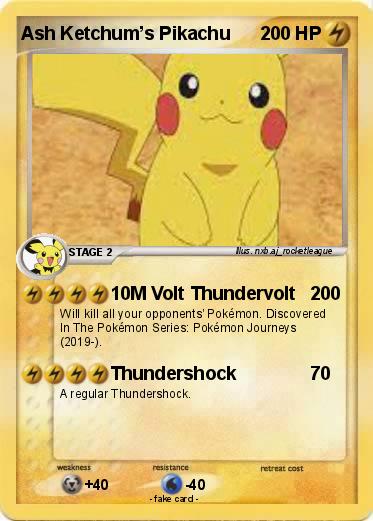 Pokemon Ash Ketchum’s Pikachu