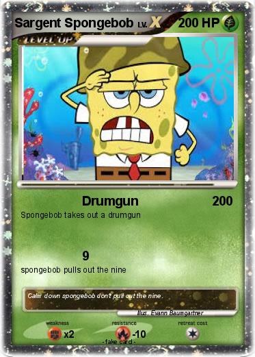Pokemon Sargent Spongebob