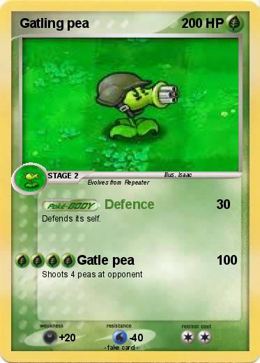 Pokemon Gatling pea