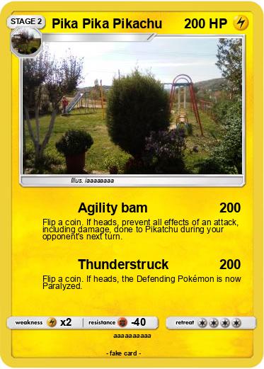 Pokemon Pika Pika Pikachu