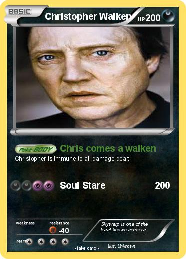 Pokemon Christopher Walken