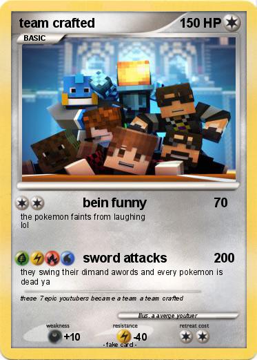 Pokemon team crafted