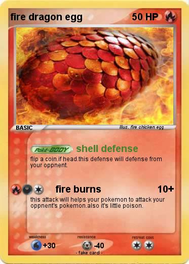 Pokemon fire dragon egg