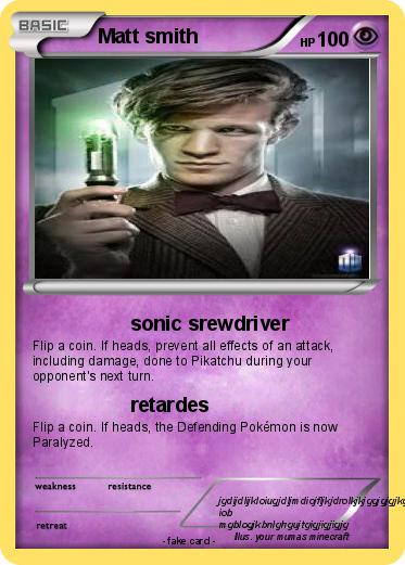 Pokemon Matt smith