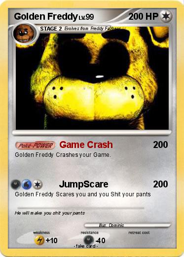 Pokemon Golden Freddy