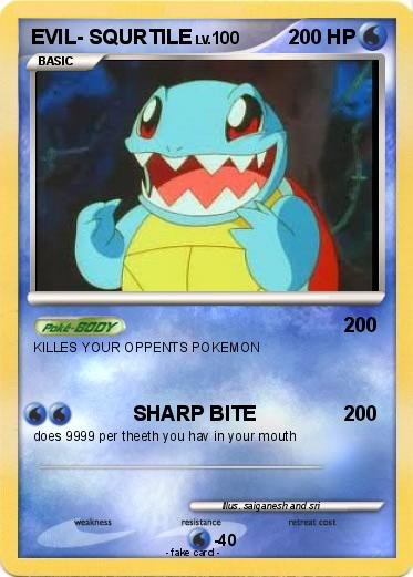 Pokemon EVIL- SQURTILE