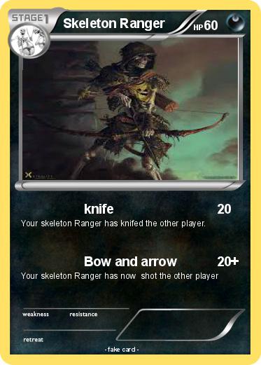 Pokemon Skeleton Ranger