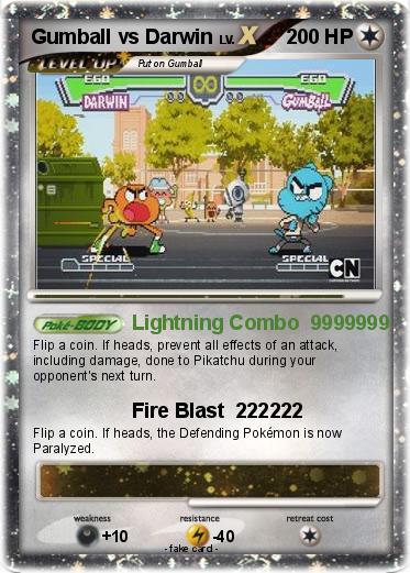 Pokemon Gumball vs Darwin