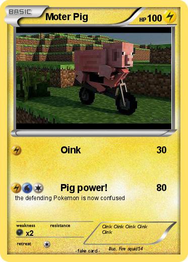 Pokemon Moter Pig