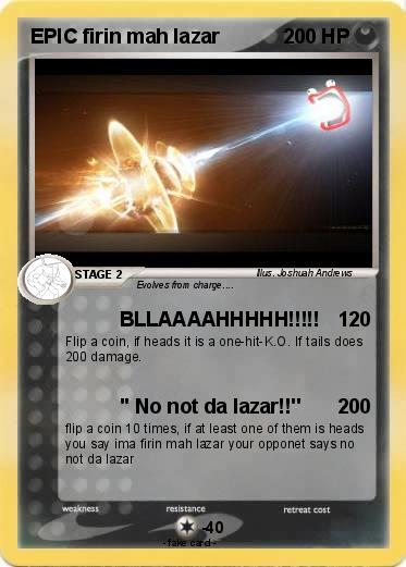 Pokemon EPIC firin mah lazar
